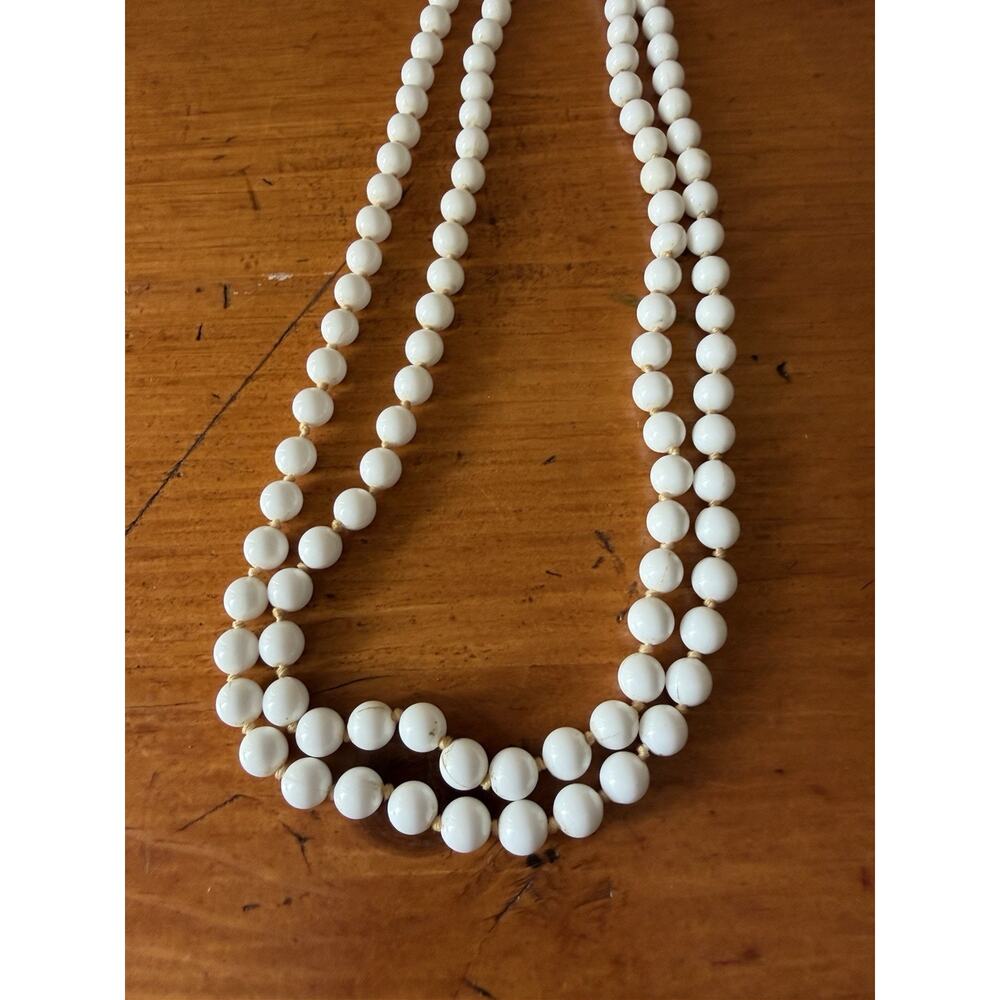 Boho Jewelry Set Neutral Beaded Necklace Bracelet Tassel Bundle Black White - Picture 14 of 16